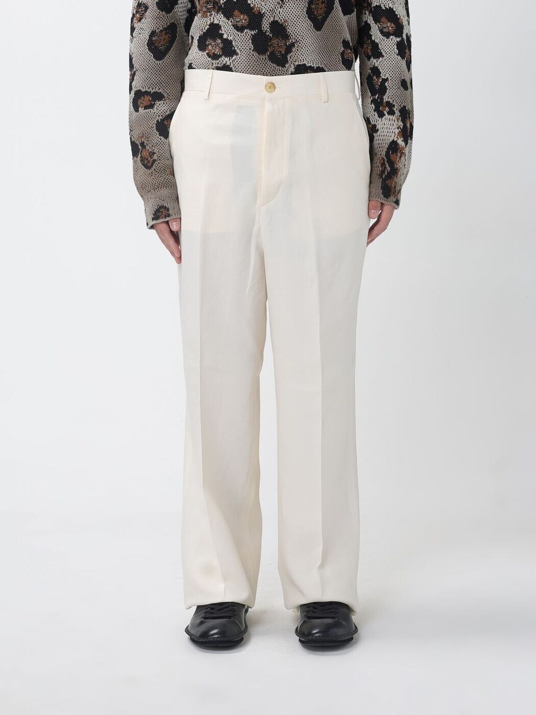 ラネウス LANEUS ズボン ズボン下 メンズ 白いこと Trousers S6LAMAPA082 関税 貨物輸送無料 2026SS gi