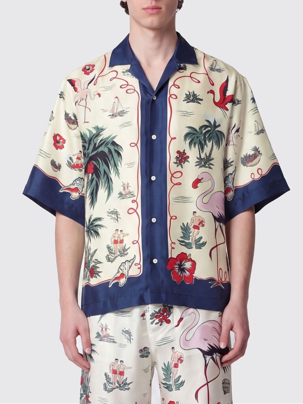 ディースクエアード DSQUARED2 プルオーバー メンズ マルチ色つや Shirts S71DM0835D35476 関税 貨物輸送無料 2026SS gi