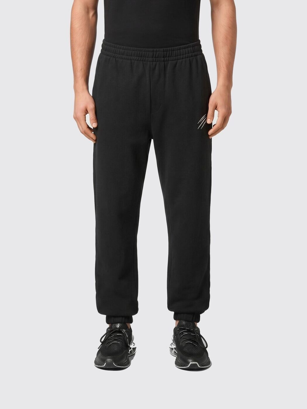 飾り気の無い運動競技 PLEIN SPORT ズボン ズボン下 メンズ 黒いこと Trousers PAECMJT2483STE003N 関税 貨物輸送無料 2026SS gi