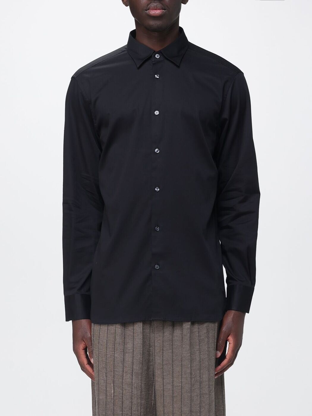 エンポリオ アルマーニ EMPORIO ARMANI シャツ メンズ ブラック Shirts EM005123AF23800 Black 関税 送料無料 2026SS gi|BRANDSHOP「il Tesoro」
