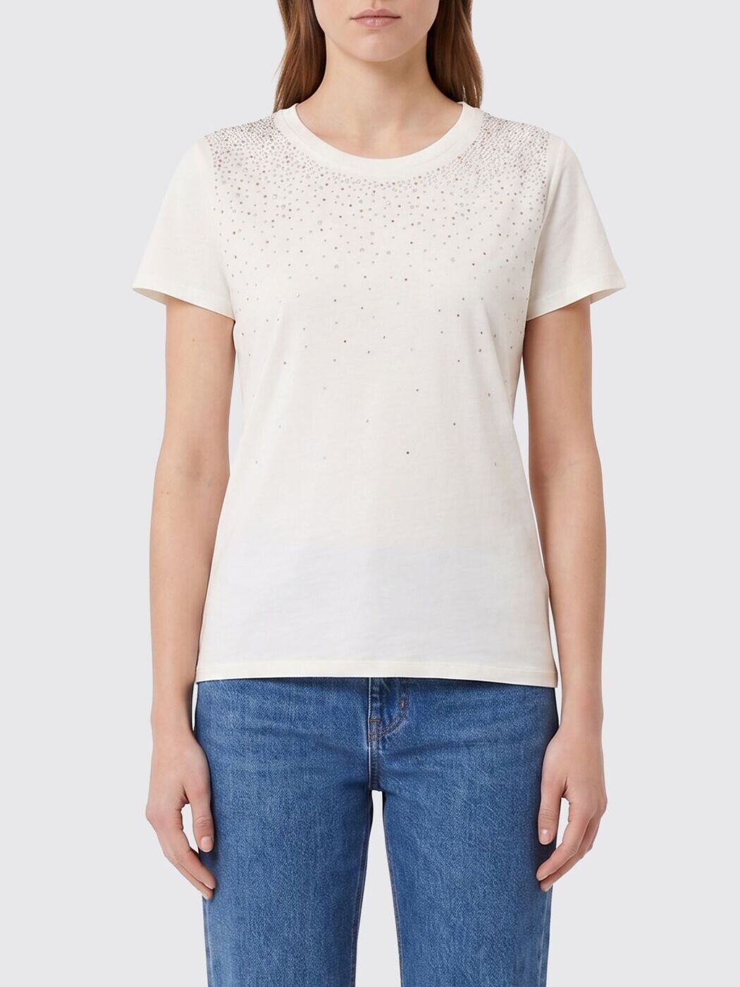 リュー ジョー LIU JO ポロシャツ Tシャツ レディース ホワイト T-shirts and polo shirts TA6306JS923 White 関税 送料無料 2026SS gi｜BRANDSHOP「il Tesoro」