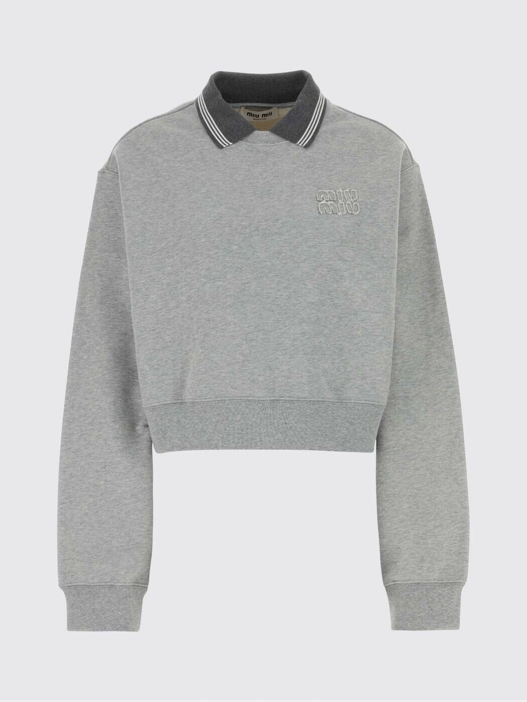 ミュウ ミュウ MIU MIU スポーツシャツ レディース 薄墨色 Polo MJLA15SOOO18ZX 関税 貨物輸送無料 2026SS gi