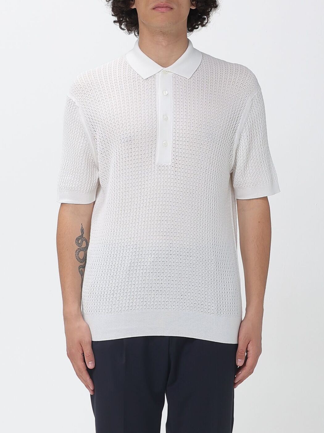 コルネリアーニ CORNELIANI スポーツシャツ メンズ 白いこと Polo shirts 27M5872725109 関税 貨物輸送無料 2026SS gi