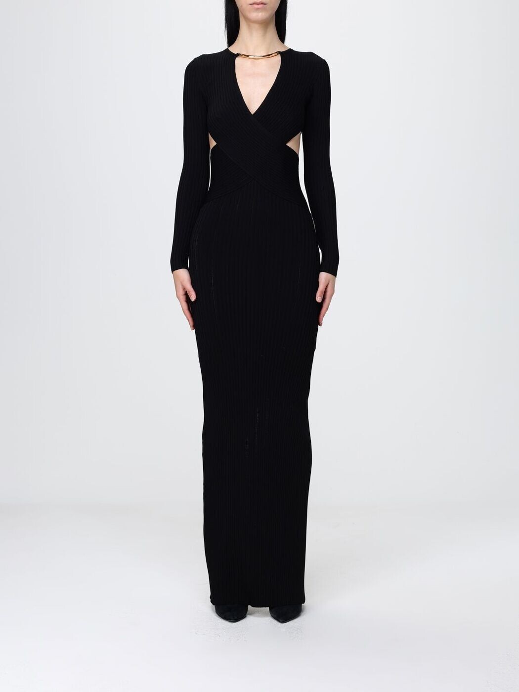 エリザベッタ フランキ ELISABETTA FRANCHI 衣裳 御召しもの レディース 黒いこと Dresses AM17S61E2 関税 貨物輸送無料 2026SS gi