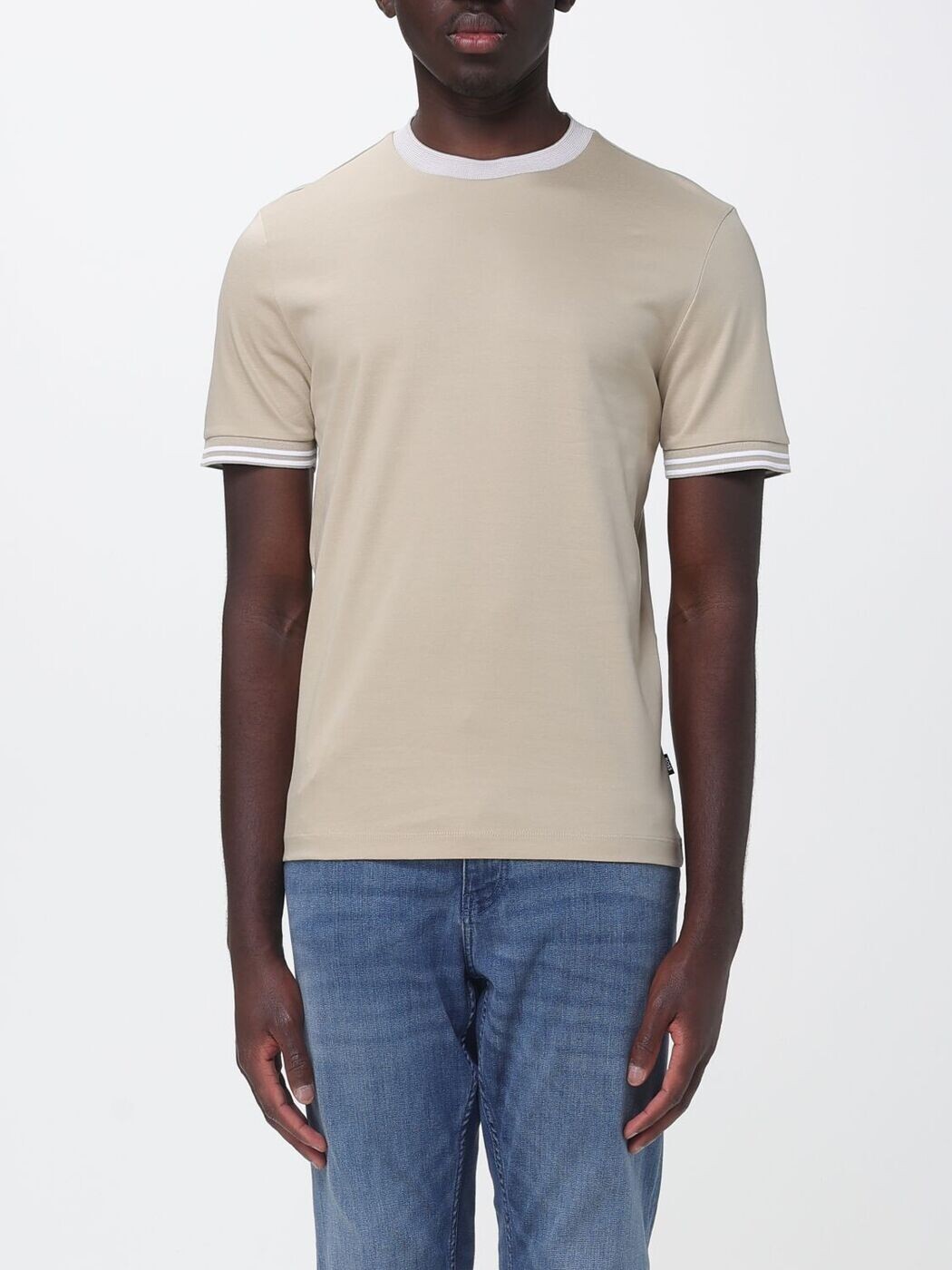 主任者 BOSS プルオーバー メンズ ベージュ T-shirts 50559667 関税 貨物輸送無料 2026SS gi