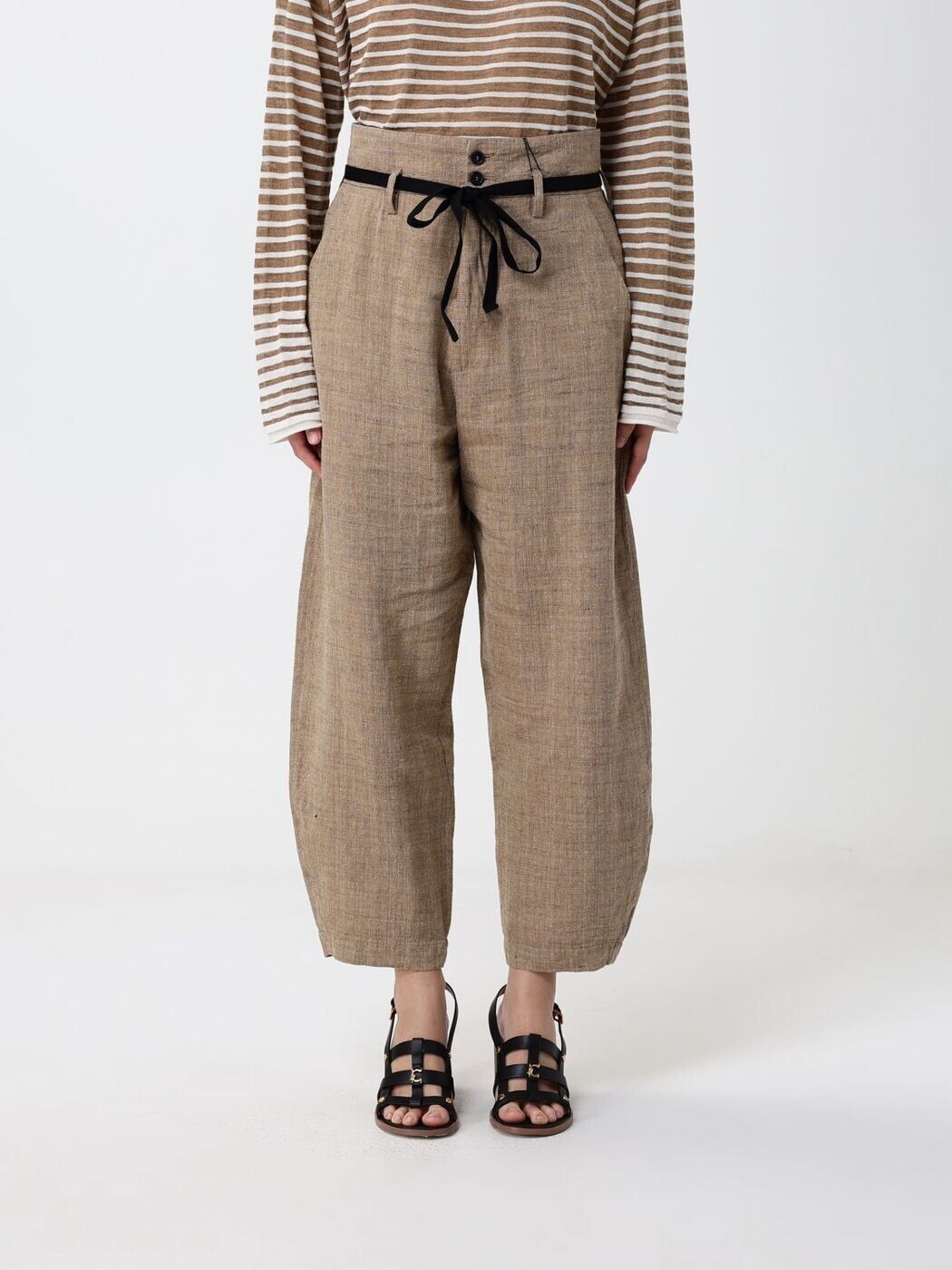 バレナ BARENA ズボン ズボン下 レディース ベージュ Trousers PAD55533166 関税 貨物輸送無料 2026SS gi