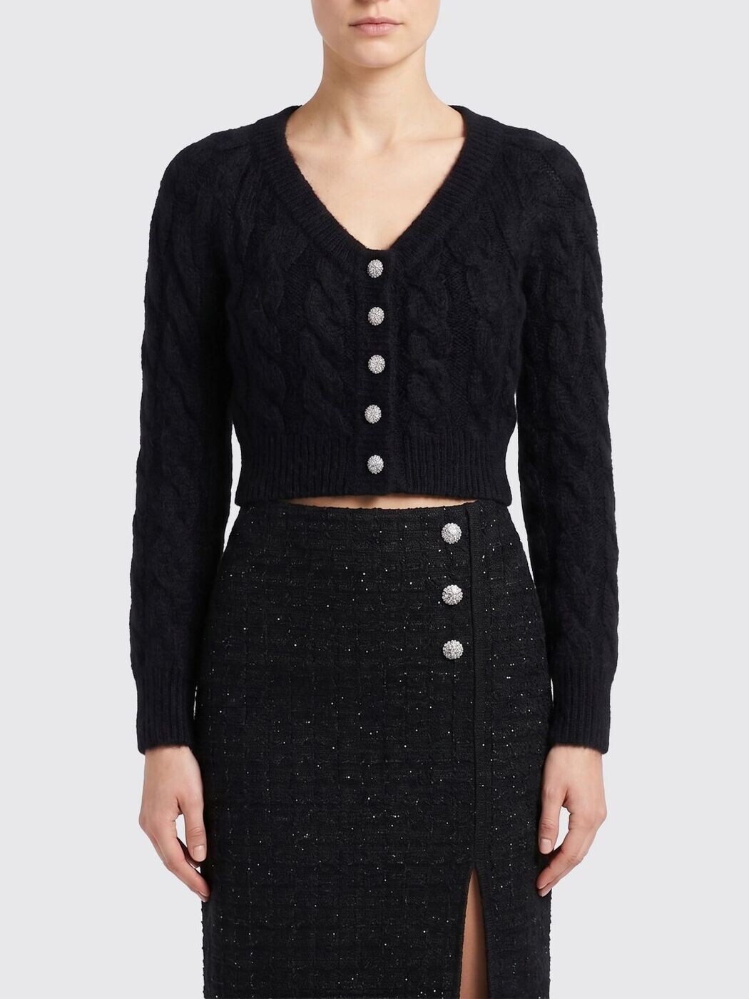 アレッサンドラ 分限者 ALESSANDRA RICH スウェーター 編み物お召しもの レディース 黒いこと Knitwear FABX4343K4724 関税 貨物輸送無料 2026SS gi