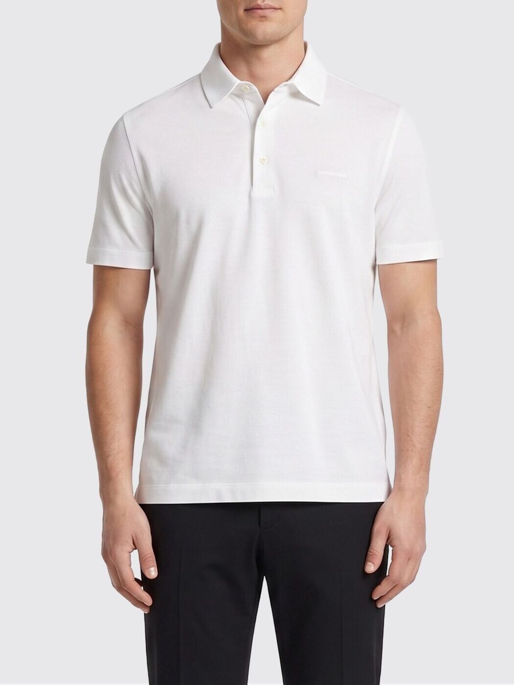 ゼニア ZEGNA スポーツシャツ メンズ 白いこと Polo shirts UH348A3H794 関税 貨物輸送無料 2026SS gi