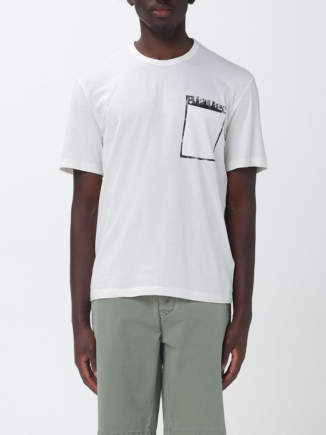 ブラウアー BLAUER Tシャツ メンズ T-shirts BLUH02069007439 Ice 関税 送料無料 2026SS gi｜BRANDSHOP「il Tesoro」