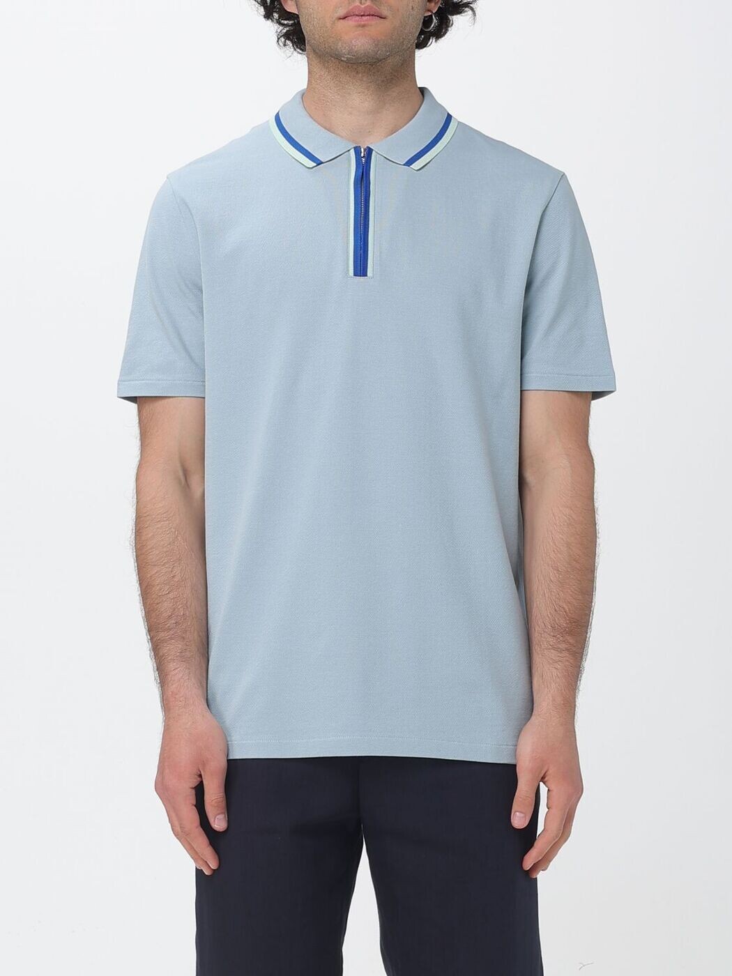 極点スミス PAUL SMITH スポーツシャツ メンズ 青み Polo shirts M2R322YV215114 関税 貨物輸送無料 2026SS gi