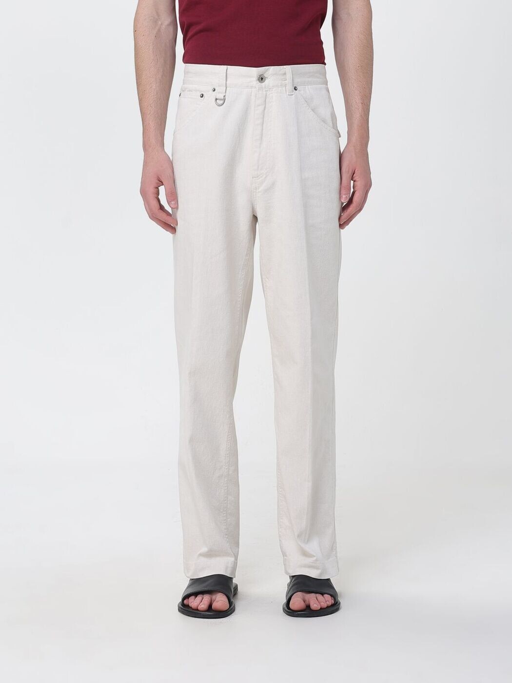 パオロペコラ PAOLO PECORA ズボン ズボン下 メンズ 白いこと Trousers 20110262 関税 貨物輸送無料 2026SS gi