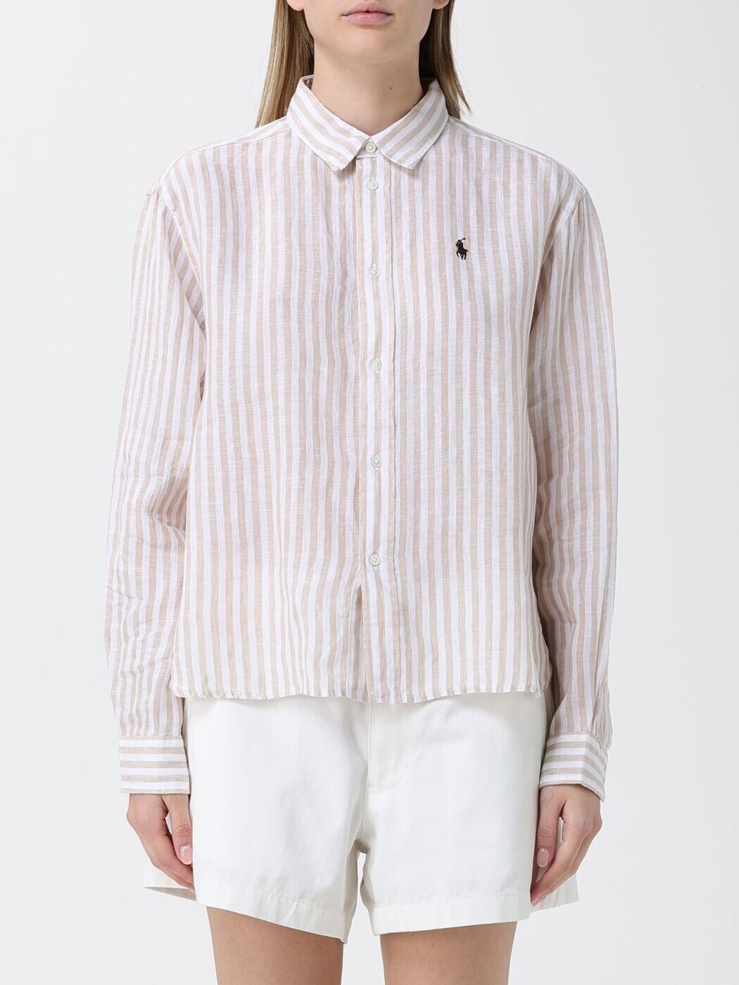 ラルフローレン POLO RALPH LAUREN プルオーバー レディース ベージュ Shirts 211935130 関税 貨物輸送無料 2026SS gi