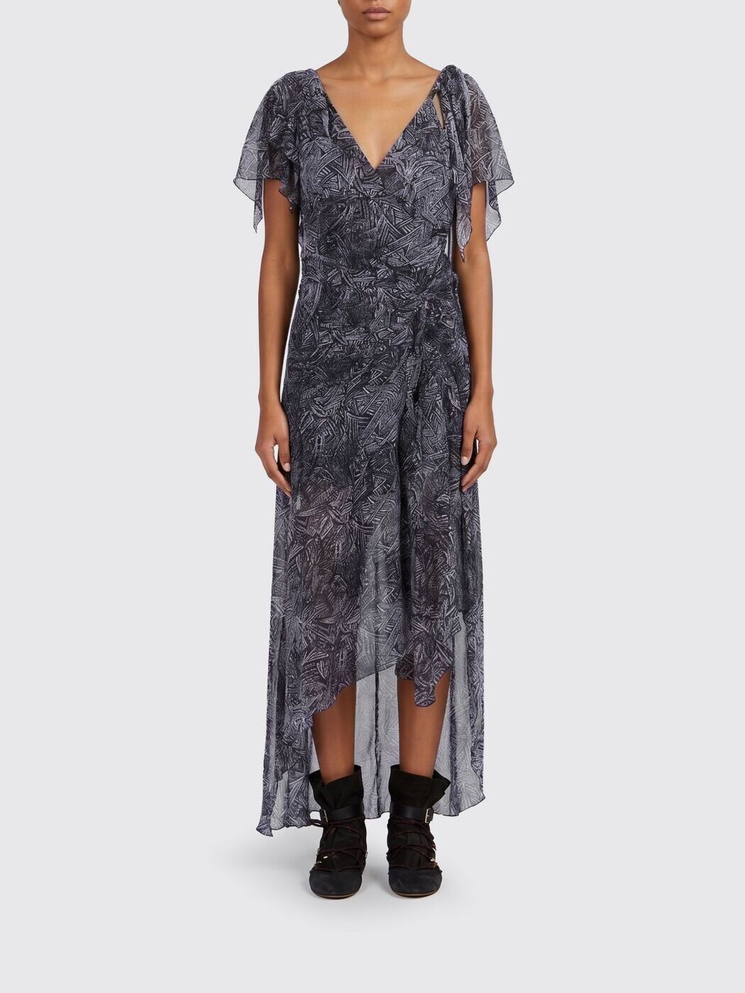 イザ呼びりん マラン ISABEL MARANT 衣裳 御召しもの レディース 黒いこと Dresses RO1080FAD2J05I 関税 貨物輸送無料 2026SS gi
