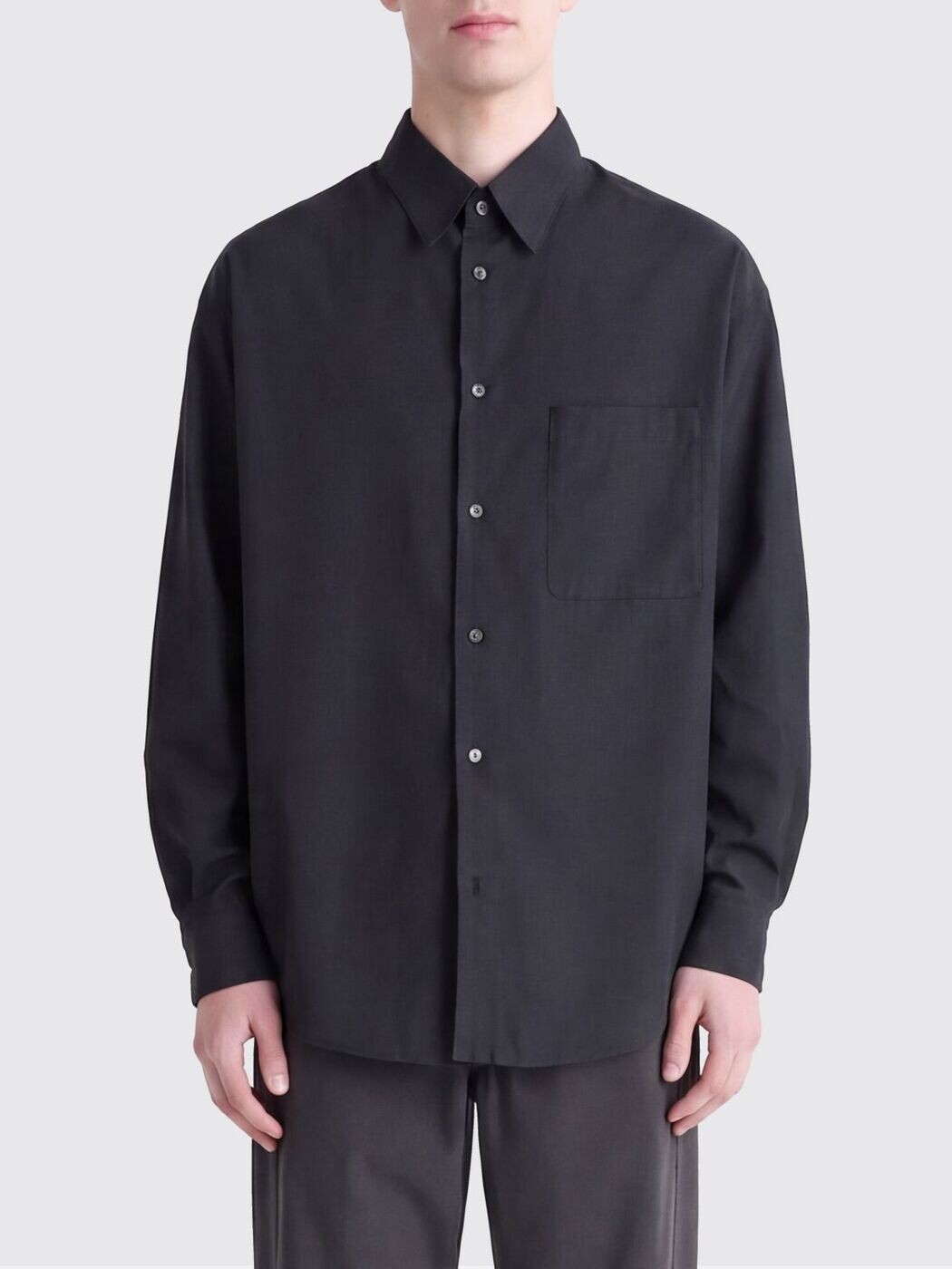 ルメール LEMAIRE プルオーバー メンズ 黒いこと Shirts SH1236LF1500 関税 貨物輸送無料 2026SS gi