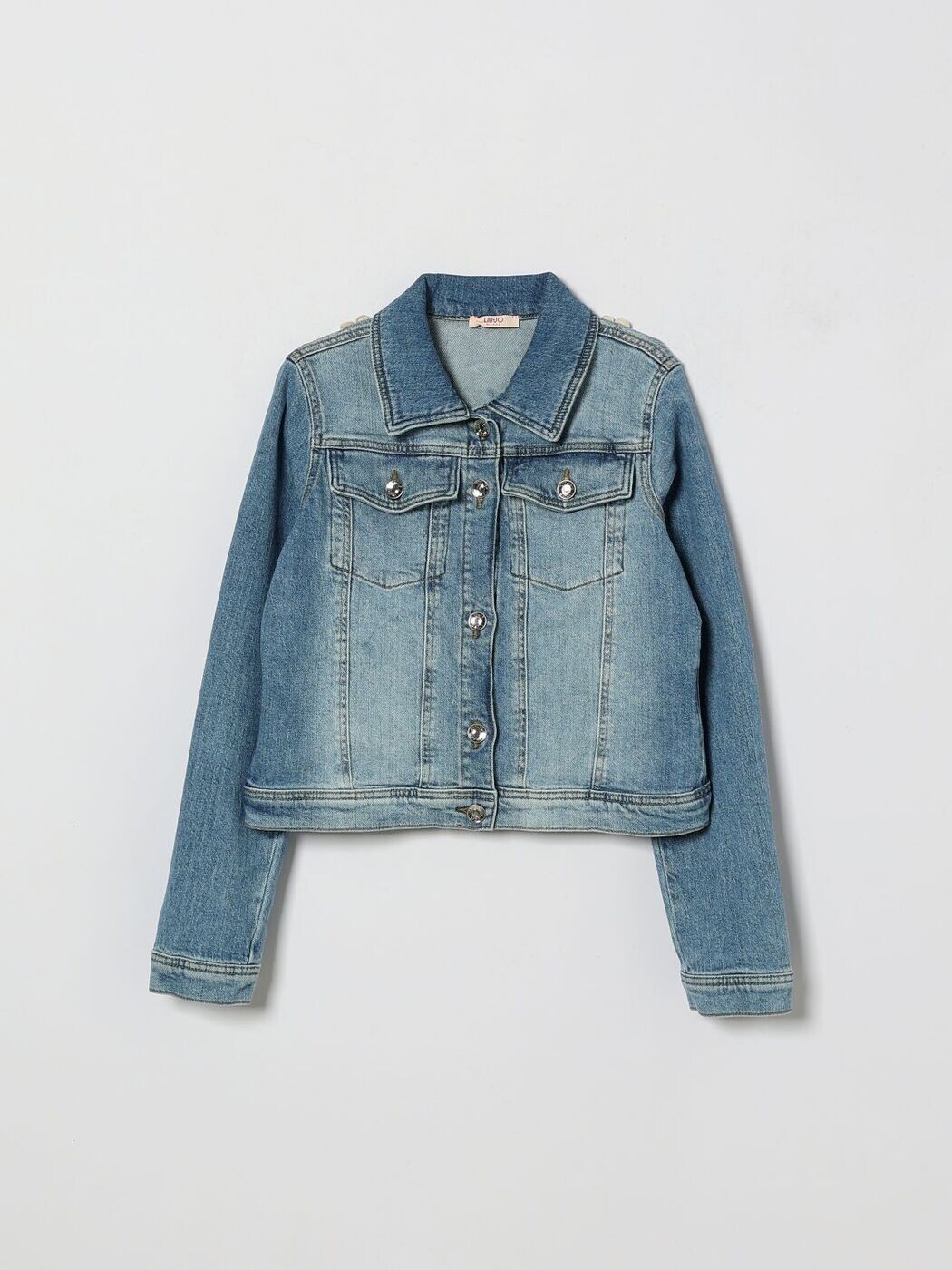 リュー ジョ― LIU JO バイカージャケット 上衣 ガールズ 米国海軍 Biker jackets GA6063D5042 関税 貨物輸送無料 2026SS gi