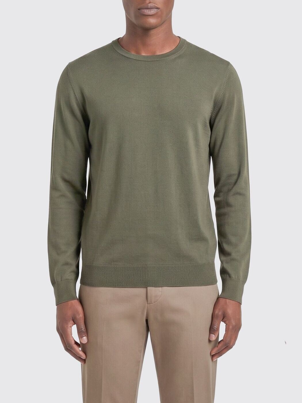ロベルト コリーナ ROBERTO COLLINA プルオーバー 編み物御召しもの メンズ Knitwear 261MYA10001 Military 関税 貨物輸送無料 2026SS gi