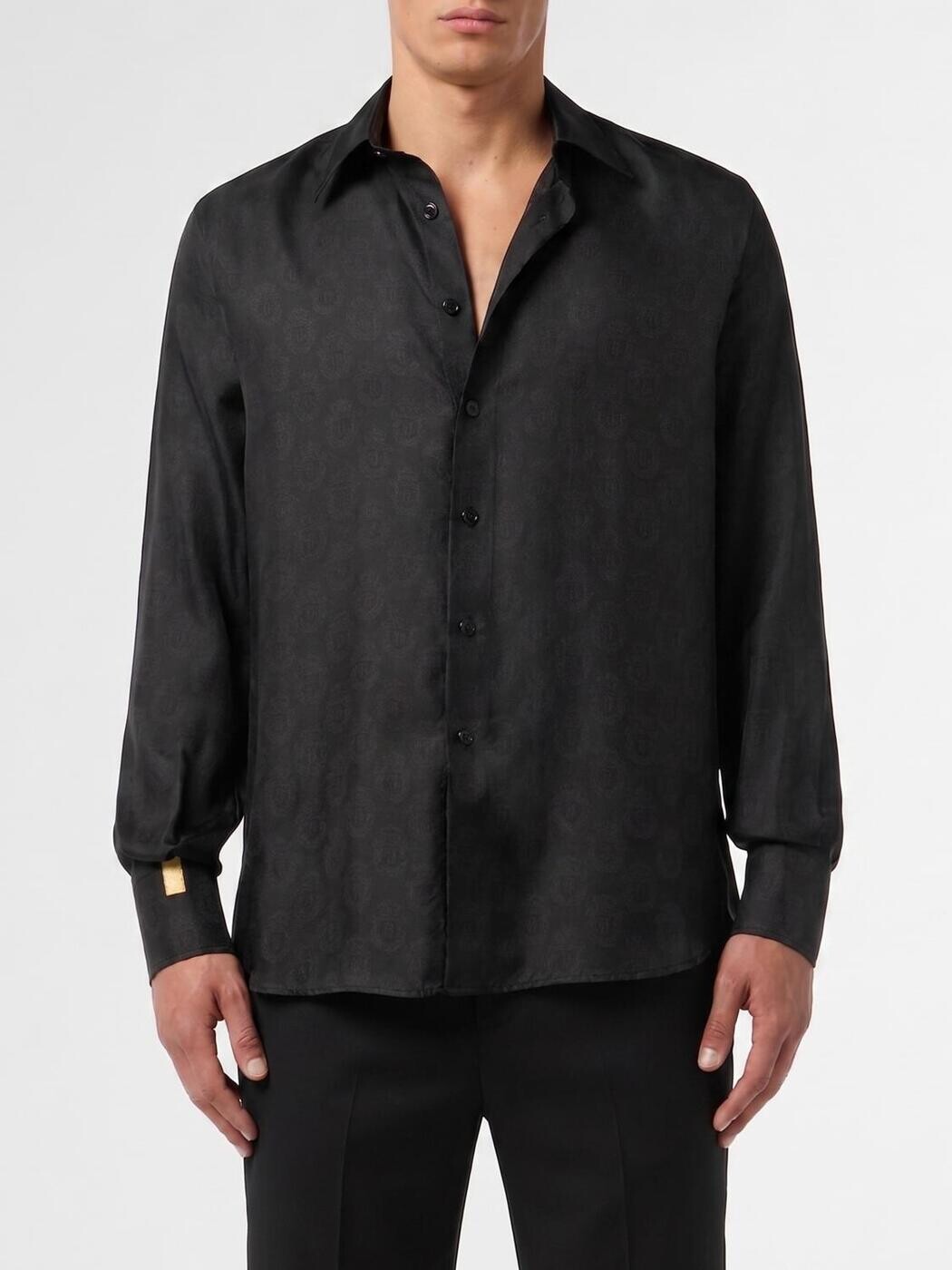 ビリオネア BILLIONAIRE ティーシャツ メンズ 黒いこと Shirts BAFCMRP2564BTE065N 関税 貨物輸送無料 2026SS gi