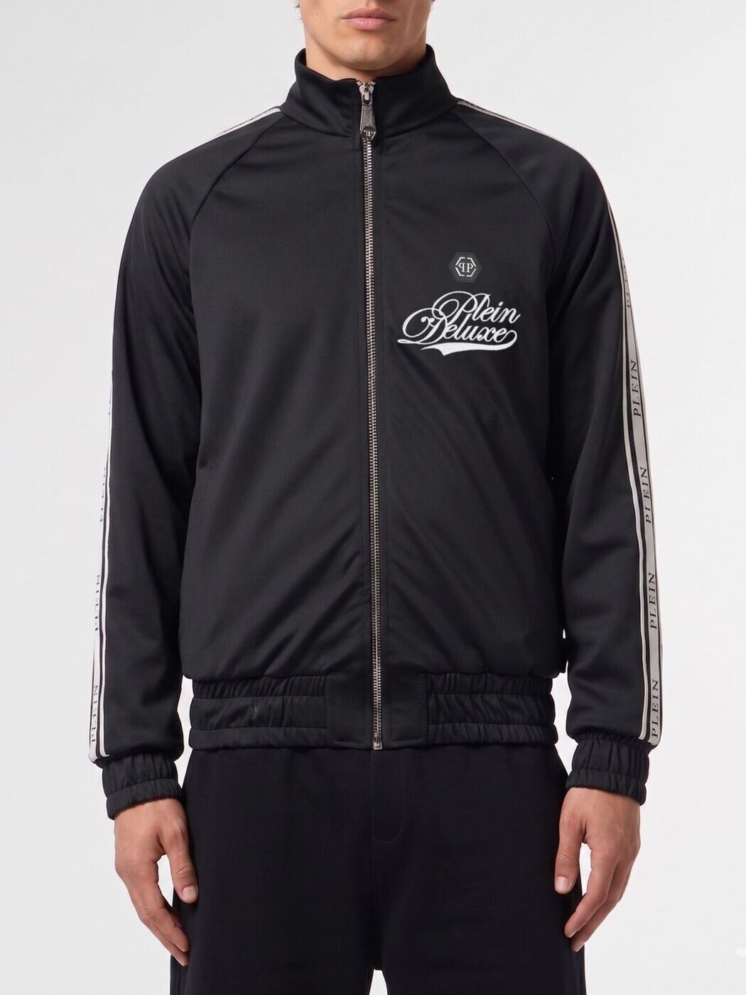 フィリップ 飾り気のない PHILIPP PLEIN 上衣 メンズ 黒いこと Jackets SAFCMJB3882PTE003N 関税 貨物輸送無料 2026SS gi