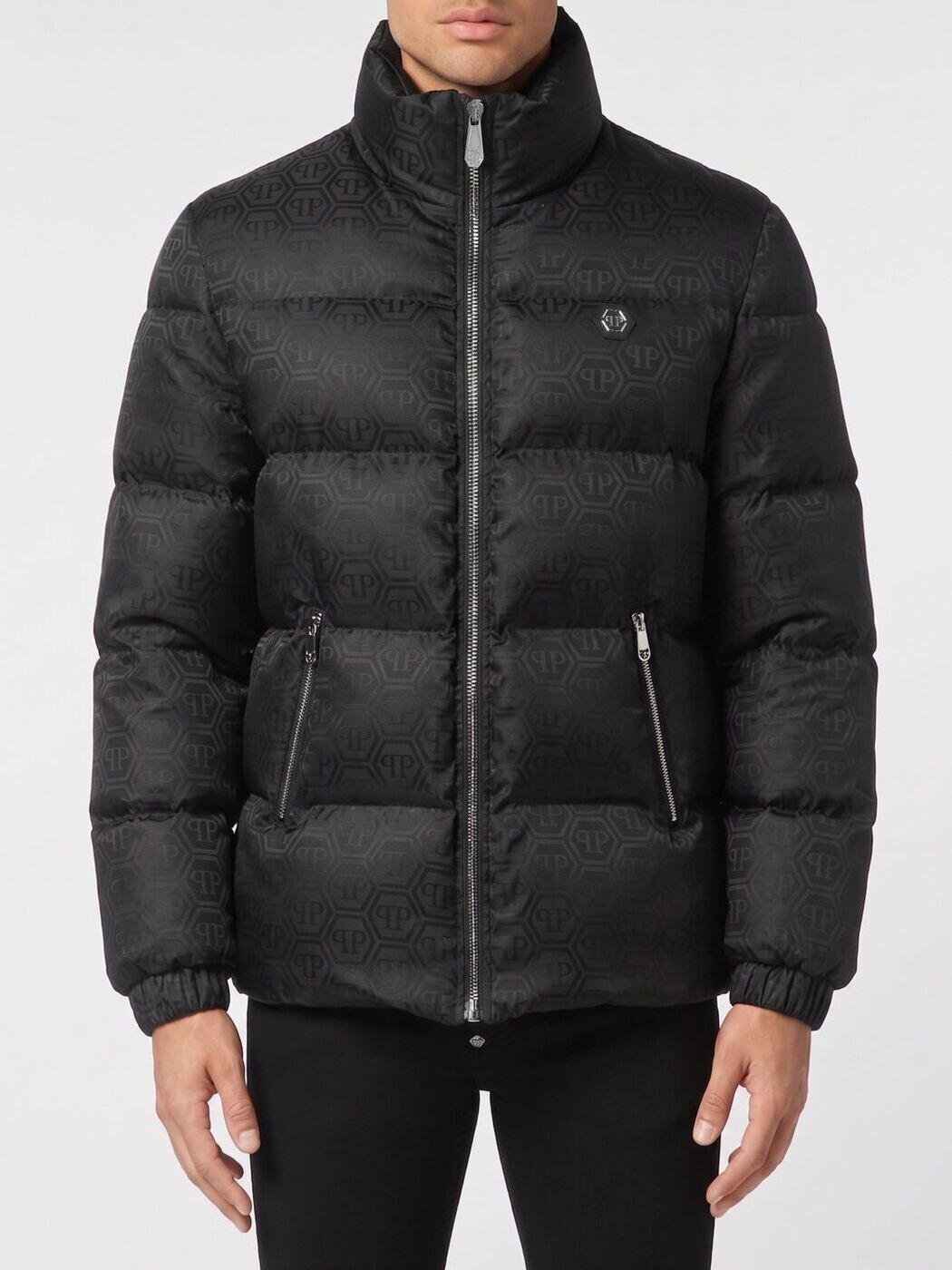 フィリップ 飾り気の無い PHILIPP PLEIN 上衣 メンズ 黒いこと Jackets AAECMRB2940PNY002N 関税 貨物輸送無料 2026SS gi