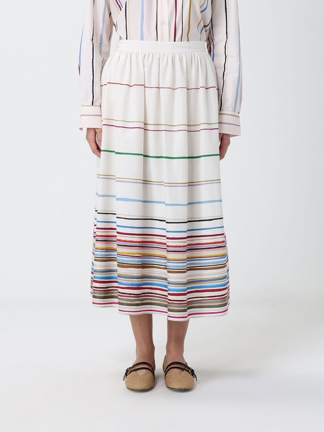 極点スミス PAUL SMITH スコート レディース 白いこと Skirts W1R311SV11230 関税 貨物輸送無料 2026SS gi