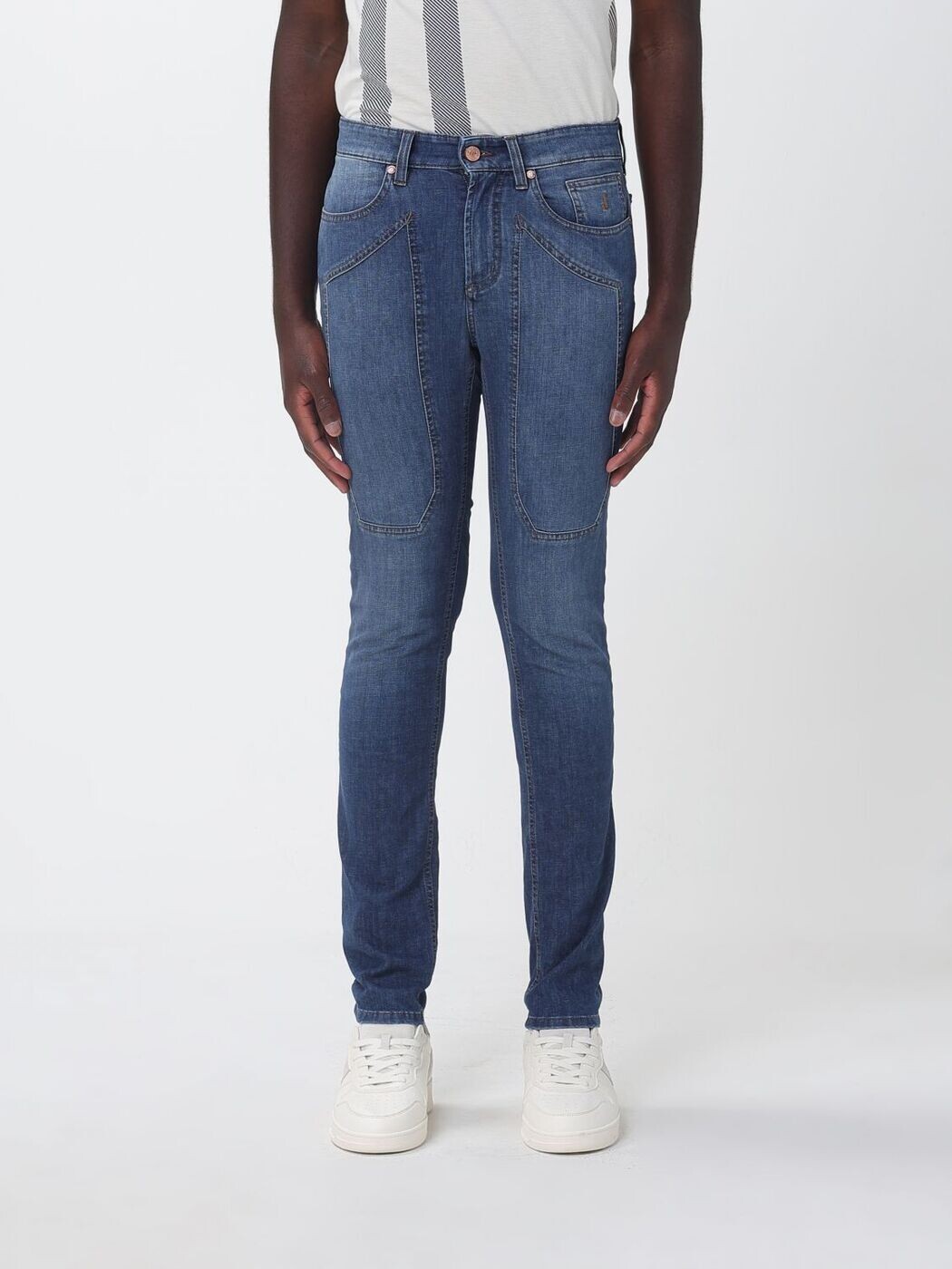 ジェッカーソン JECKERSON ジーンズ メンズ 青色 Jeans PA077DENI047 関税 貨物輸送無料 2026SS gi