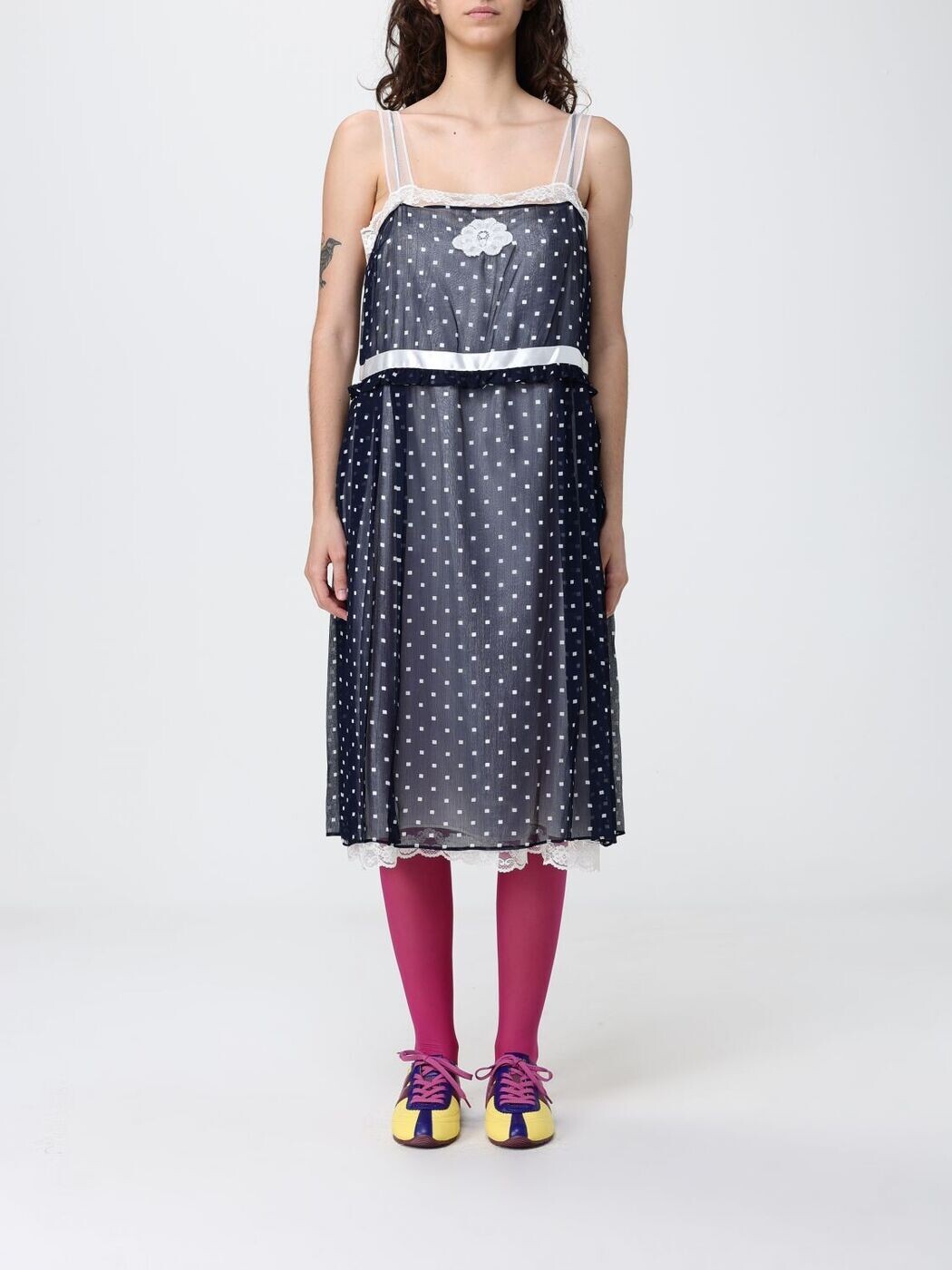 見澄ます ジェイコブス MARC JACOBS 衣裳 御召しもの レディース 青碧 Dresses 2S6RDR007W36 関税 貨物輸送無料 2026SS gi