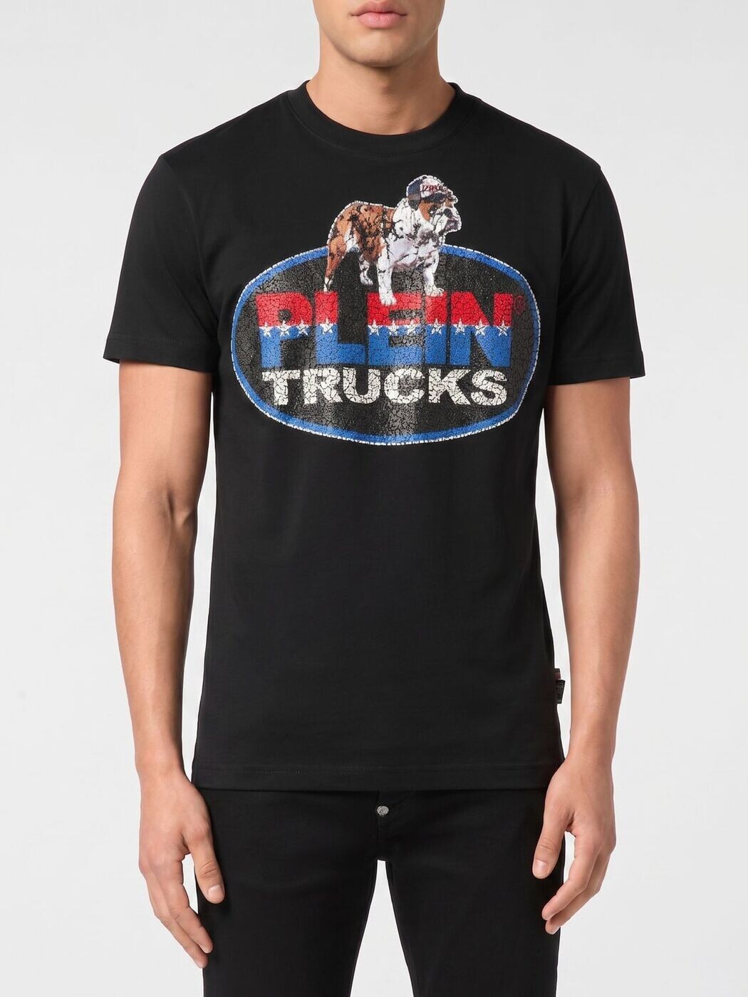 フィリップ 飾り気の無い PHILIPP PLEIN プルオーバー メンズ 黒いこと T-shirts AAECMTK8627PJY002N 関税 貨物輸送無料 2026SS gi