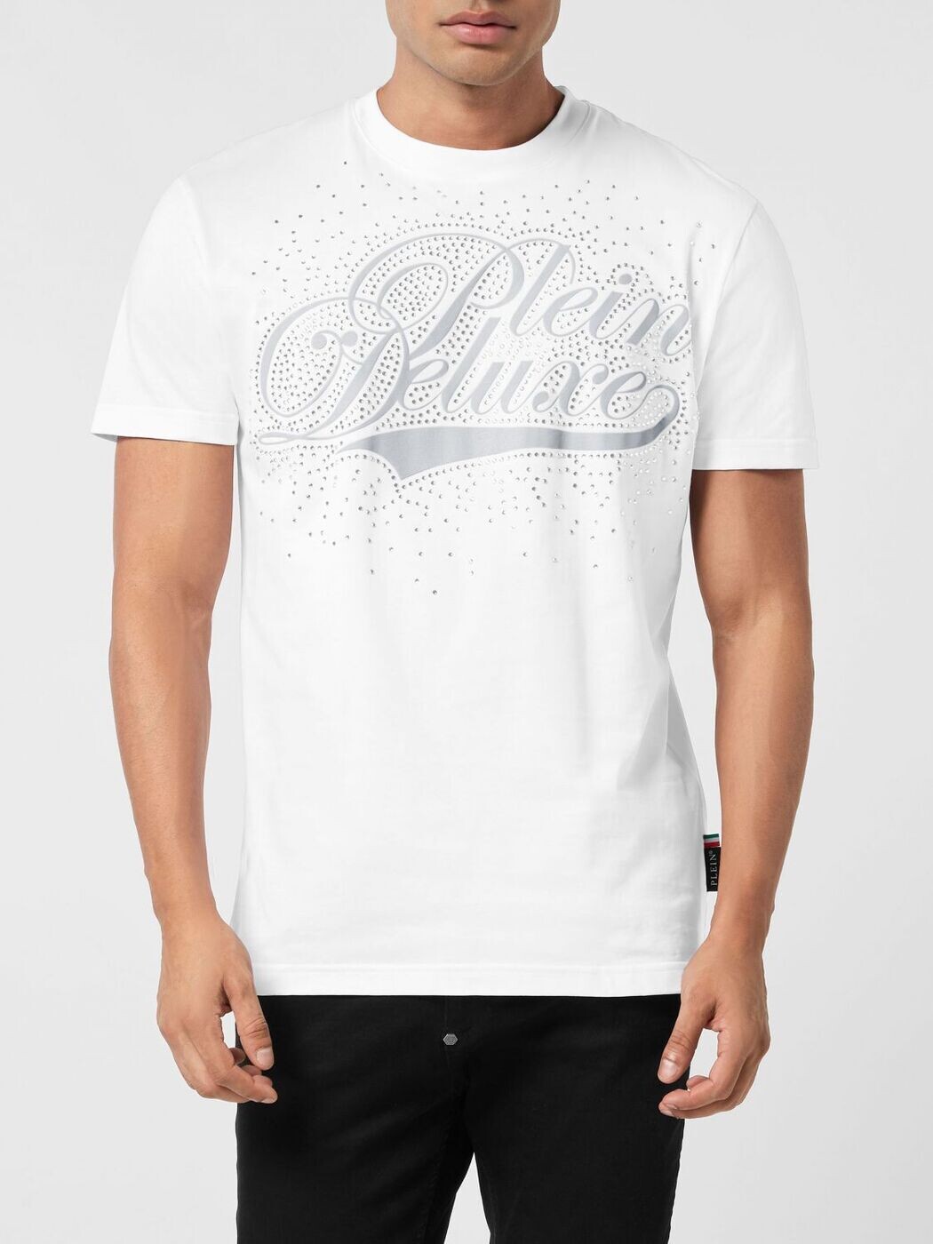 フィリップ 飾り気のない PHILIPP PLEIN ティーシャツ メンズ 白いこと T-shirts AAECMTK8617PJY002N 関税 貨物輸送無料 2026SS gi