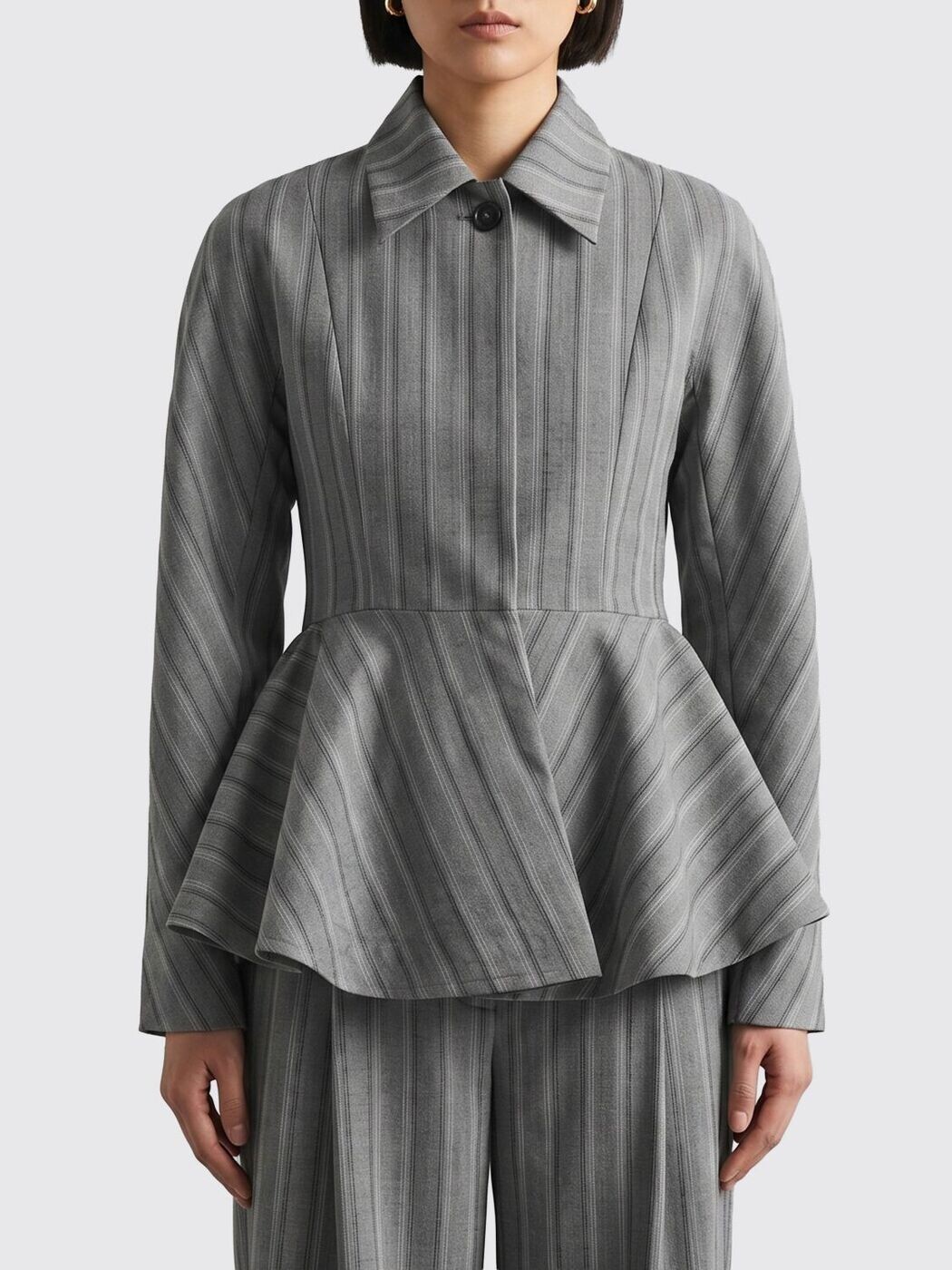 中心柱 ポールマッカートニー STELLA MCCARTNEY 背広上衣 背広 上衣 レディース 薄墨色 Suit Jackets 6501863HR760 関税 貨物輸送無料 2026SS gi