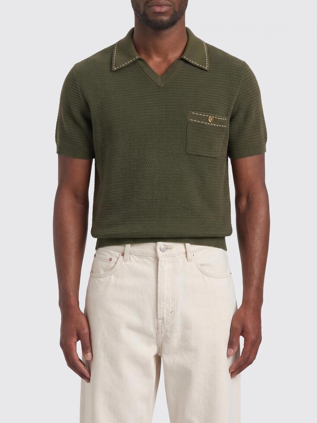 ヴェルサーチ VERSACE ポロシャツ メンズ Polo shirts 10240411A17407 Olive 関税 送料無料 2026SS gi|BRANDSHOP「il Tesoro」