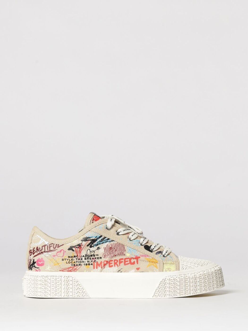 目じるし ジェイコブス MARC JACOBS スニーカー レディース 白いこと Sneakers 2S6FSN001F68 関税 貨物輸送無料 2026SS gi