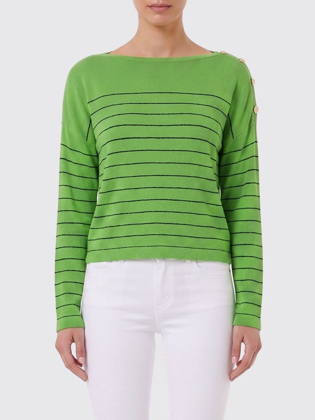 エリザベッタ フランキ ELISABETTA FRANCHI プルオーバー 編み物御召しもの レディース 黒いこと Knitwear MK09Q62E2 関税 貨物輸送無料 2026SS gi