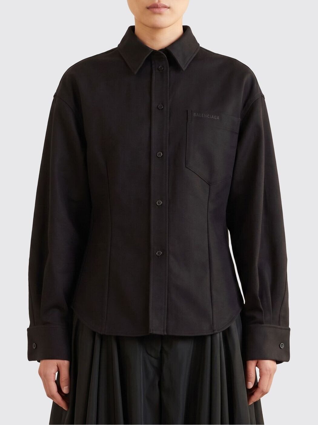 バレンシアガ BALENCIAGA プルオーバー レディース 黒いこと Shirts 872318TUP18 関税 貨物輸送無料 2026SS gi