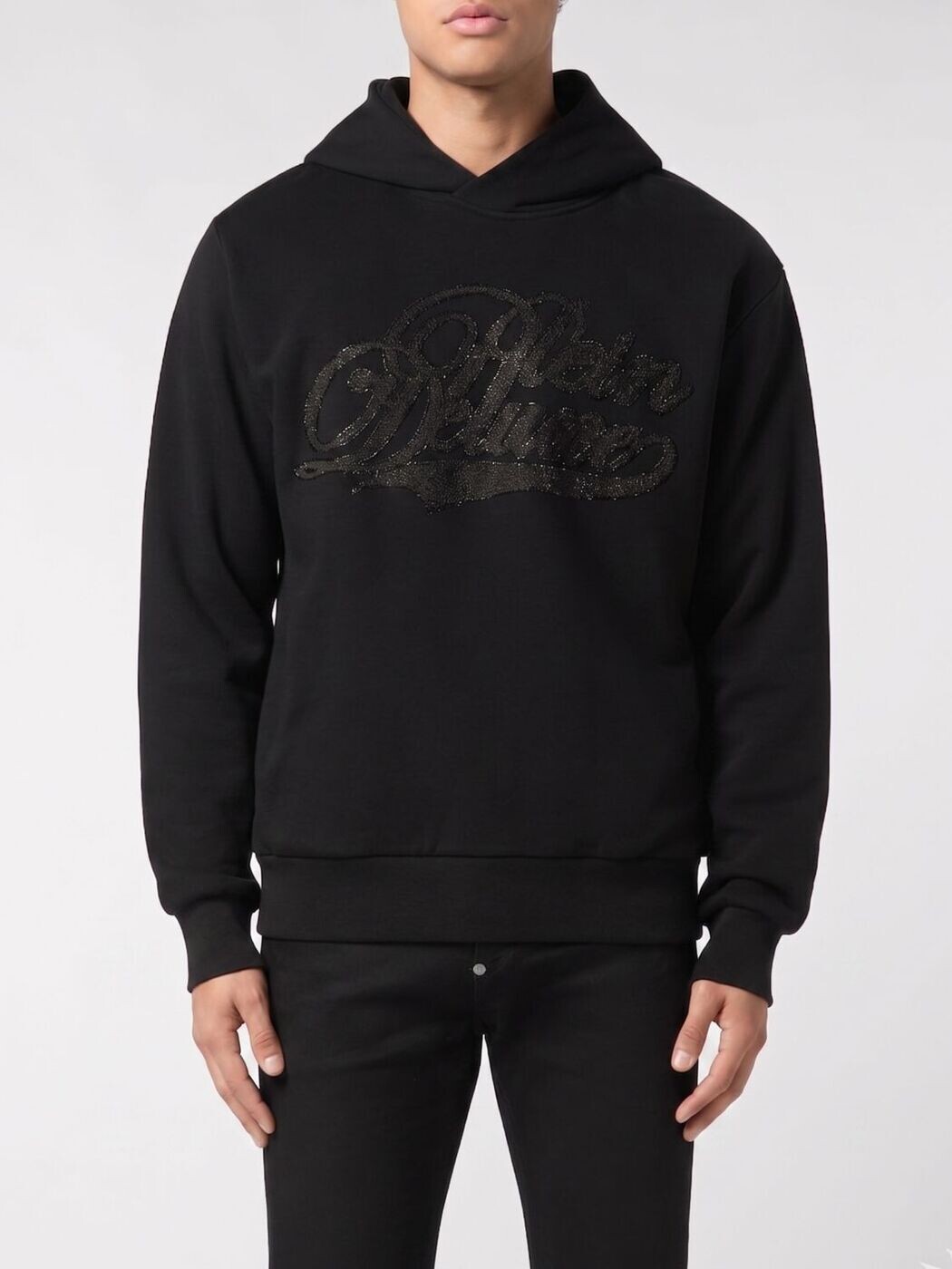 フィリップ 飾り気の無い PHILIPP PLEIN トレーナー 調教師 メンズ 黒いこと Sweatshirts AAECMJB3870PTE003N 関税 貨物輸送無料 2026SS gi