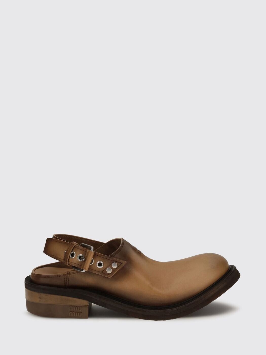 ミュウ ミュウ MIU MIU 滑っこいシューズ 滑っこいシューズ レディース Flat Shoes 5R667EFA0455OD 関税 貨物輸送無料 2026SS gi
