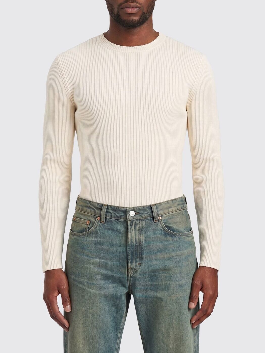 アワーレガシー OUR LEGACY ティーシャツ 編み物御召しもの メンズ 白いこと Knitwear M2263CN ~ 関税 貨物輸送無料 2026SS gi