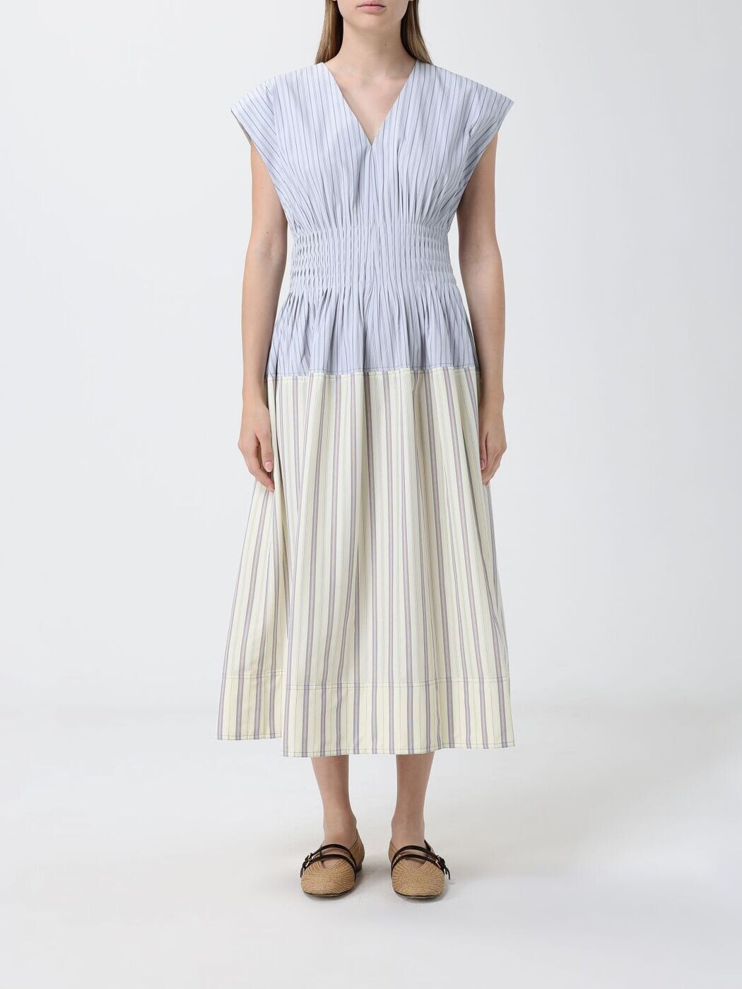極点スミス PAUL SMITH 衣裳 御召しもの レディース マルチ色合い Dresses W1R716DV11227 関税 貨物輸送無料 2026SS gi