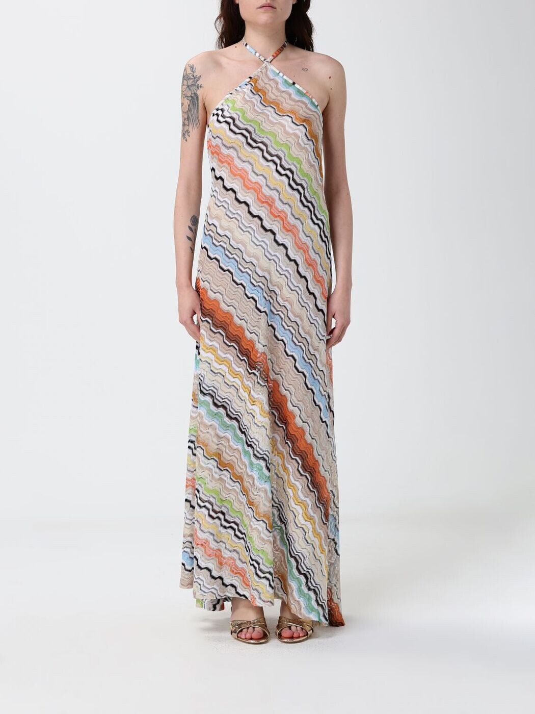 ミッソーニ MISSONI 衣裳 御召しもの レディース マルチ色つや Dresses MC26SQ0FBR015E 関税 貨物輸送無料 2026SS gi
