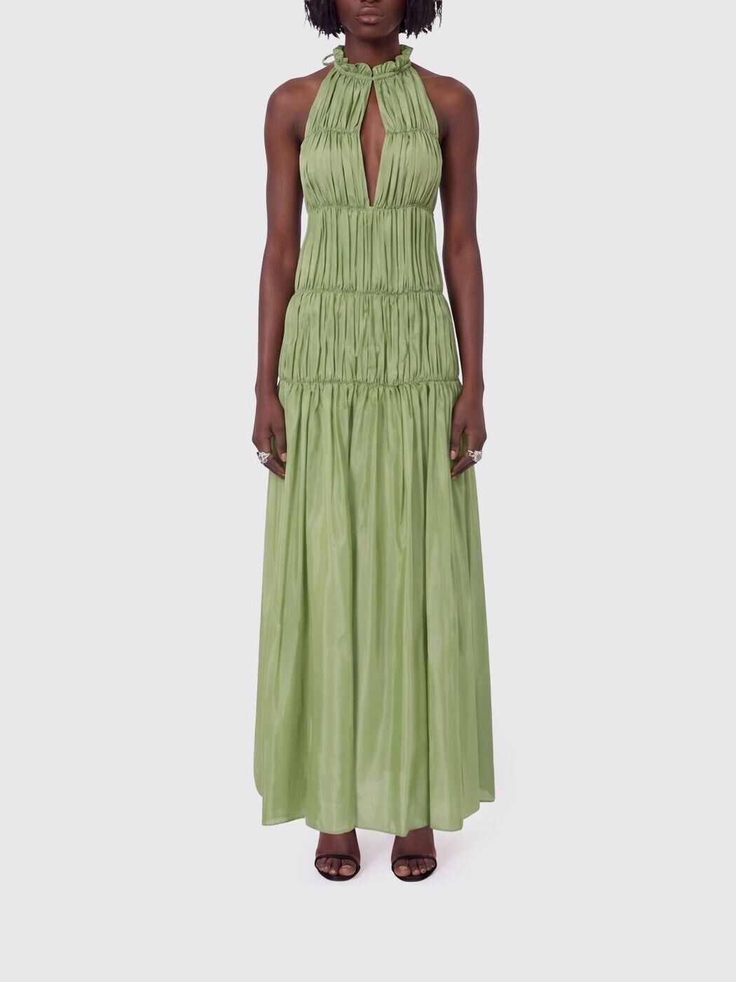 セミクチュール SEMICOUTURE 衣裳 御召しもの レディース 緑であること Dresses S6SI38 関税 貨物輸送無料 2026SS gi