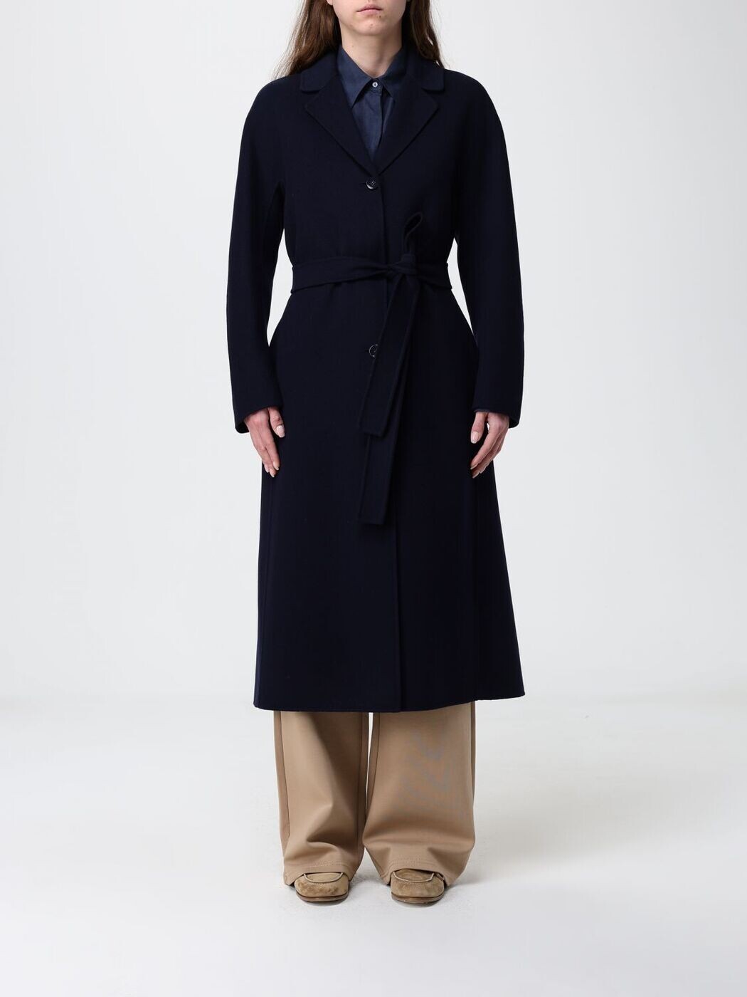 エスマックスマーラ S MAX MARA トレンチコート 厚地の外套 レディース 青み Coats and trench coats 2619011081600 関税 貨物輸送無料 2026SS gi
