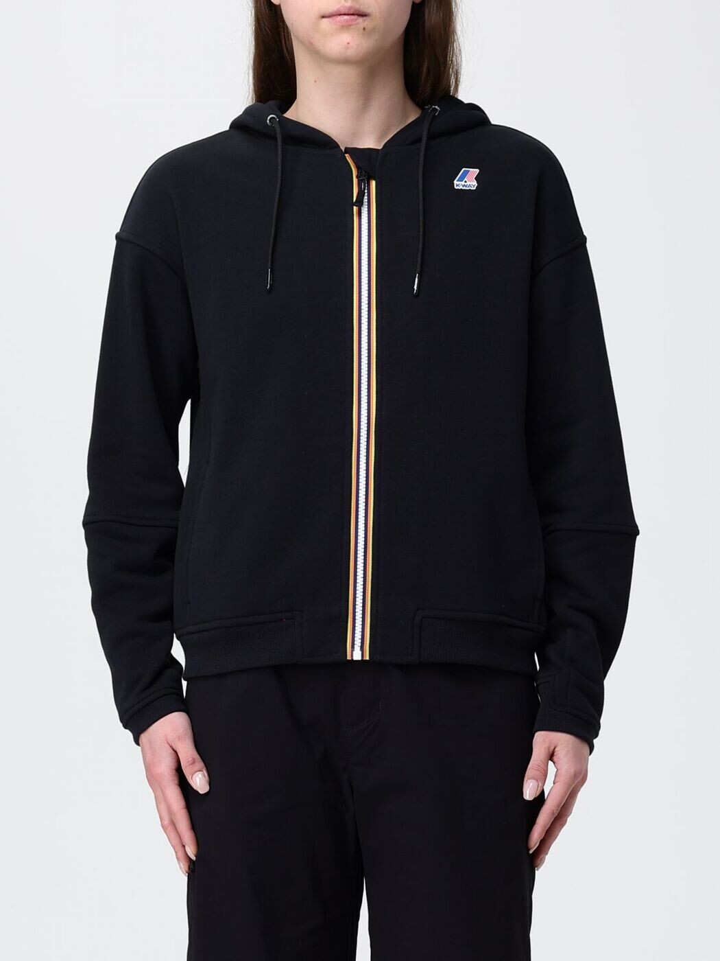 ケイ通い路 KWAY 調教師 レディース 黒いこと Sweatshirts K4146GW 関税 貨物輸送無料 2026SS gi