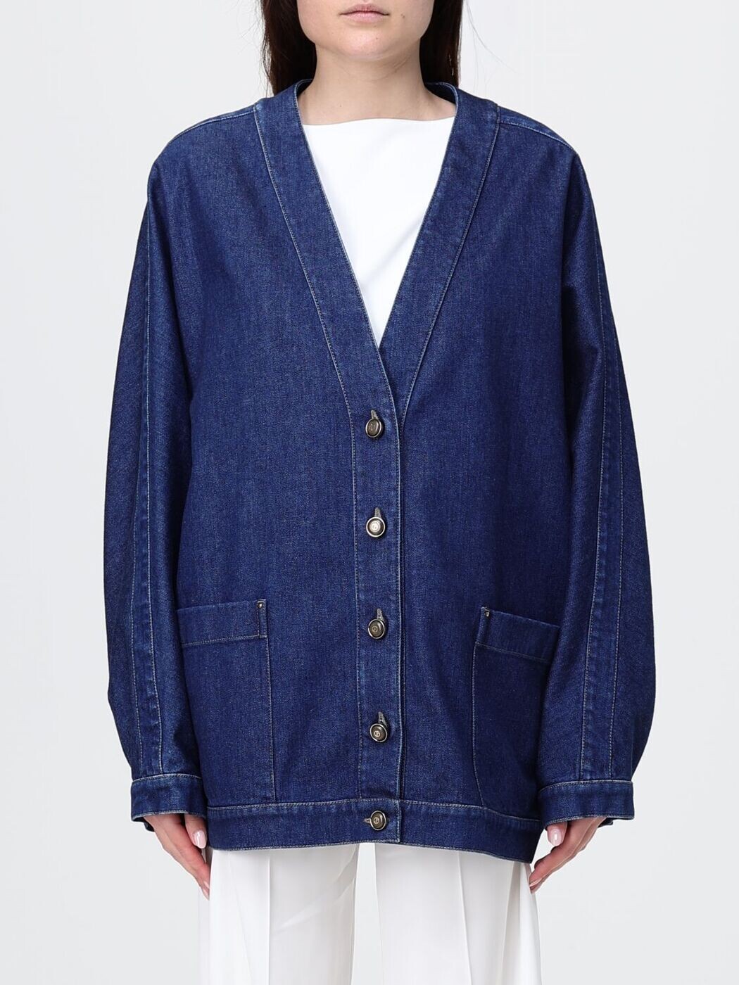 ジョルジオ アルマーニ GIORGIO ARMANI 背広上衣 背広 上衣 レディース 青色 Suit Jackets GW002597AF25753 関税 貨物輸送無料 2026SS gi
