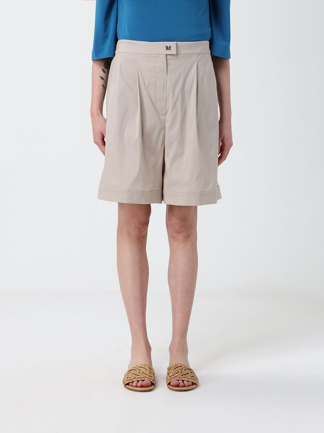 マックス パンパノウサギ MAX MARA ジーンズさる股引き さる股引き レディース Denim shorts 2616141029600 関税 貨物輸送無料 2026SS gi