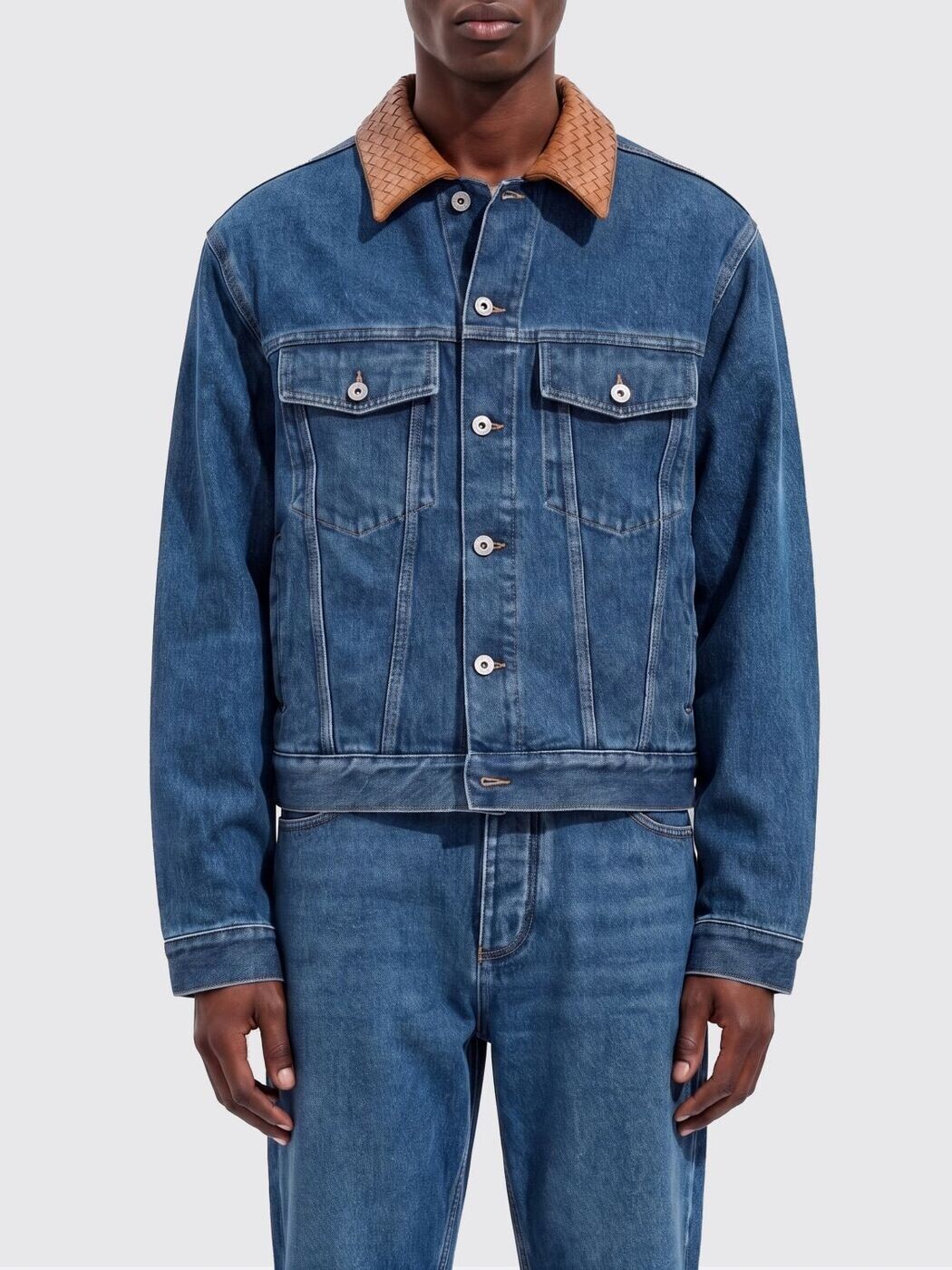 ボッテガ ヴェネタ BOTTEGA VENETA 上衣 メンズ 青色 Jackets 862600V69P0 関税 貨物輸送無料 2026SS gi