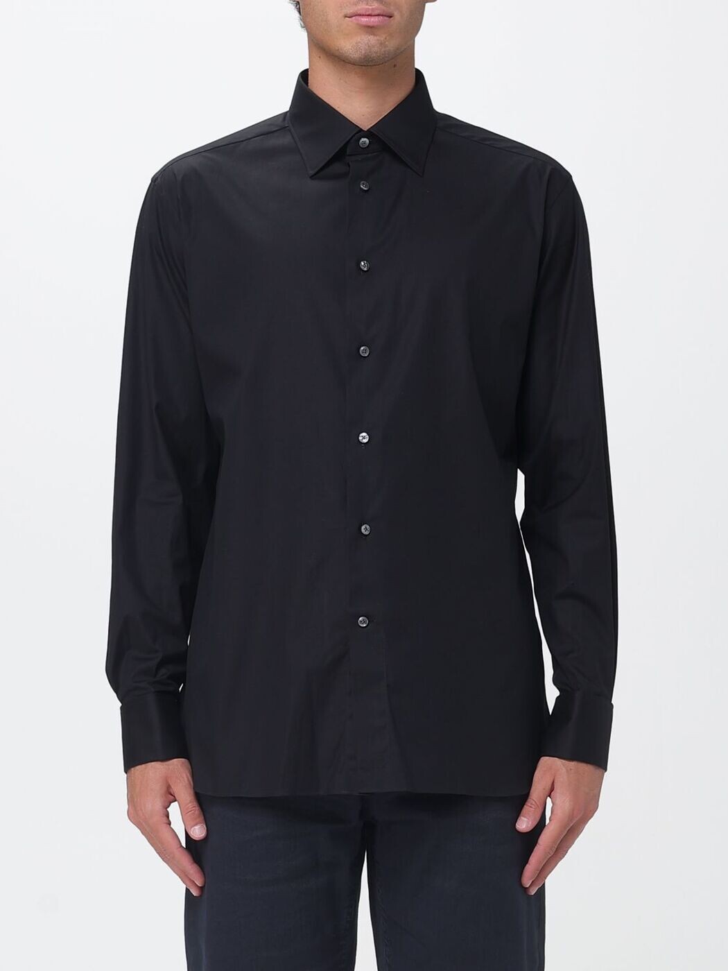 ゼニア ZEGNA プルオーバー メンズ 黒いこと Shirts 9RS4PA304104A3 関税 貨物輸送無料 2026SS gi