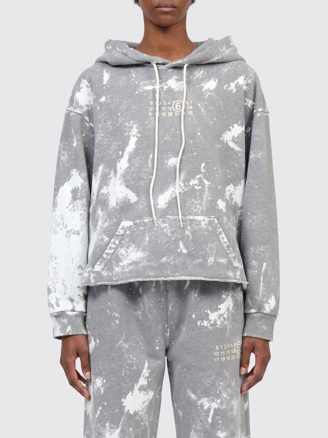 エムエム6 住み家 マルジェラ MM6 MAISON MARGIELA 調教師 レディース 薄墨色 Sweatshirts S62GU0146S25337 関税 貨物輸送無料 2026SS gi