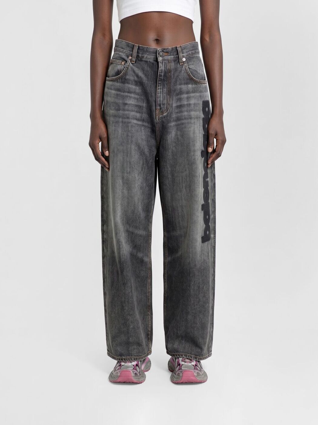 バレンシアガ BALENCIAGA ジーンズ レディース 薄墨色 Jeans 872163TUW56 関税 貨物輸送無料 2026SS gi