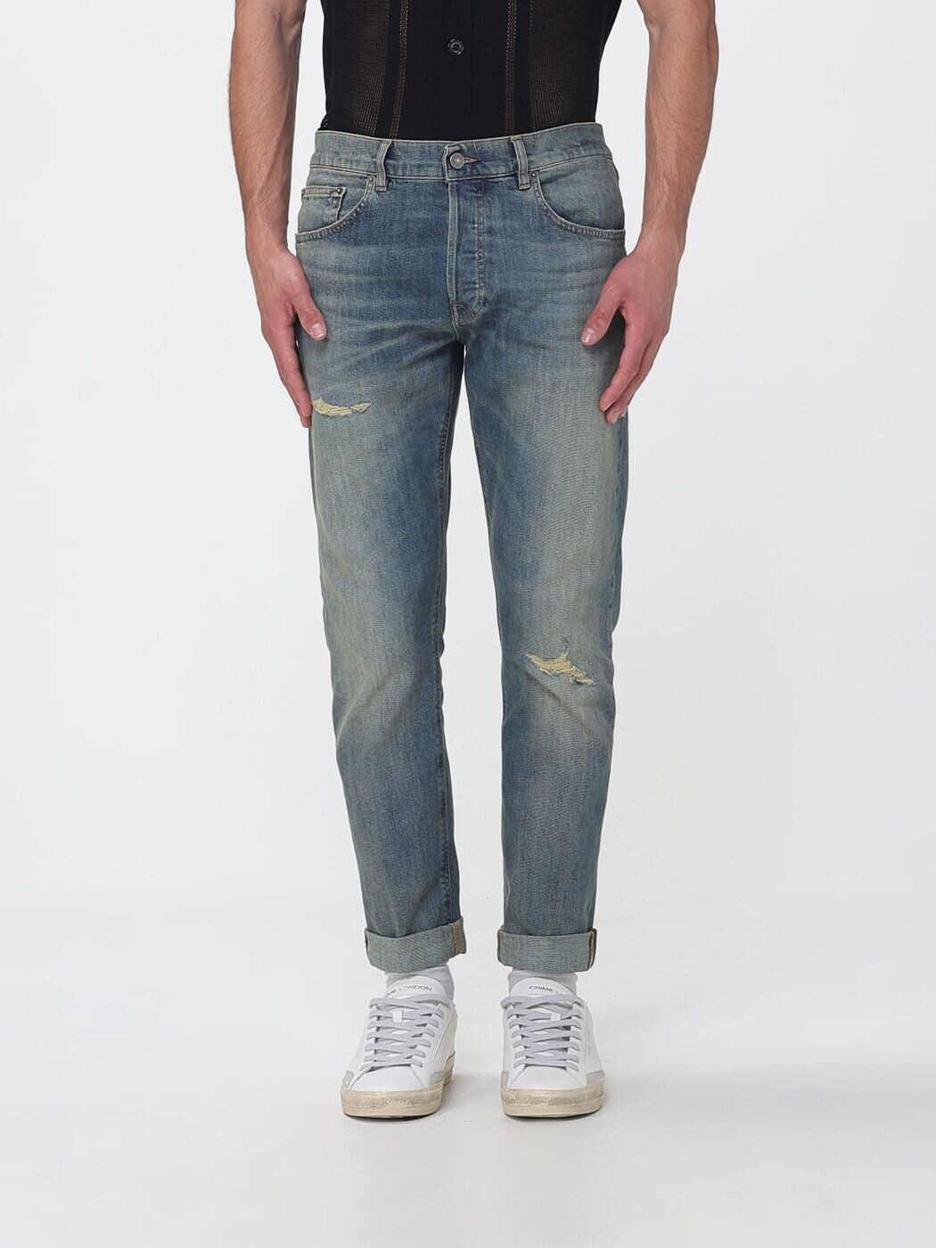ドンダップ DONDUP ジーンズ メンズ 青み Jeans UP563DS0257UME6 関税 貨物輸送無料 2026SS gi