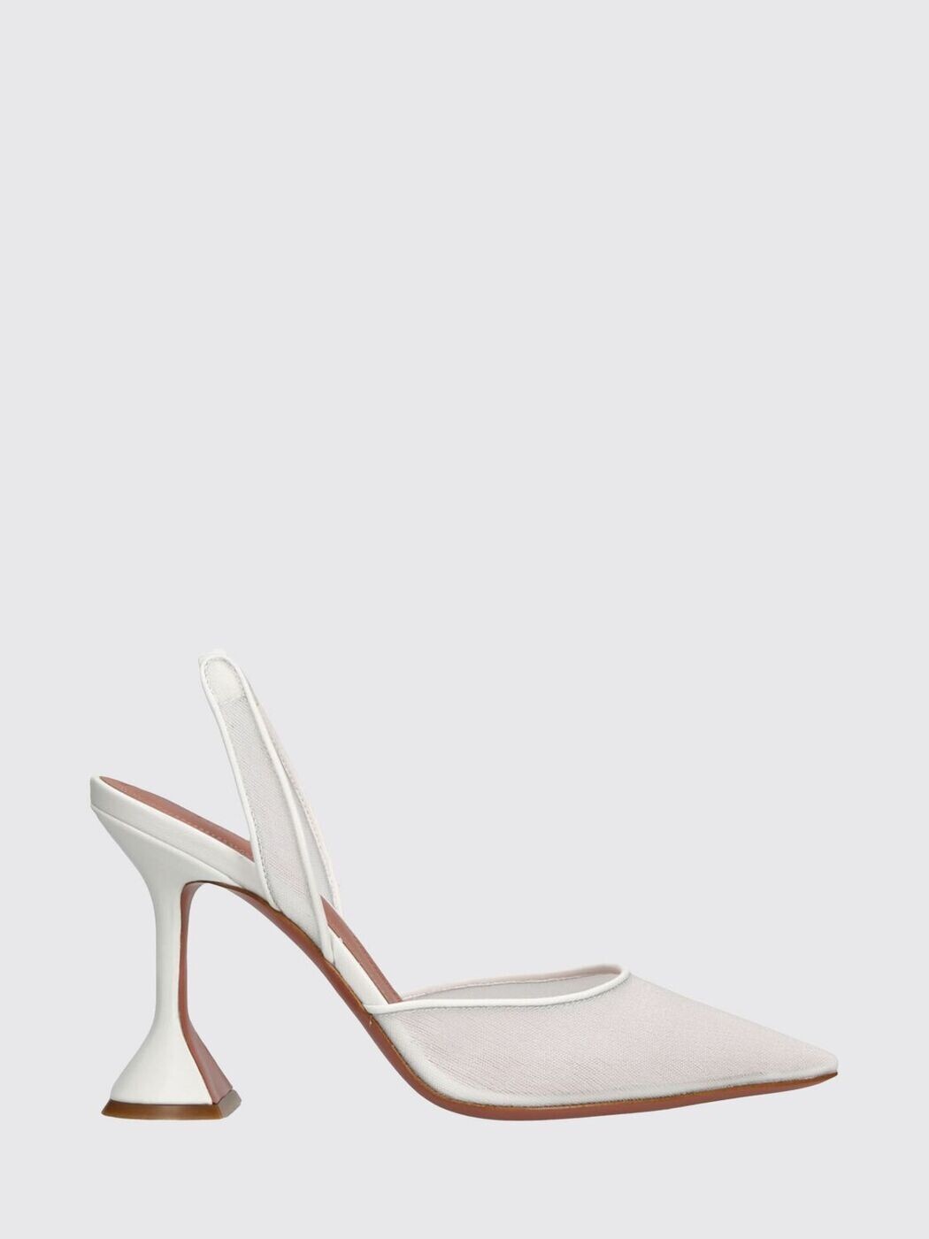 アミナ モアディ AMINA MUADDI ハイヒール パンプス レディース 白いこと High heels HOLLIMESHSLING95 関税 貨物輸送無料 2026SS gi