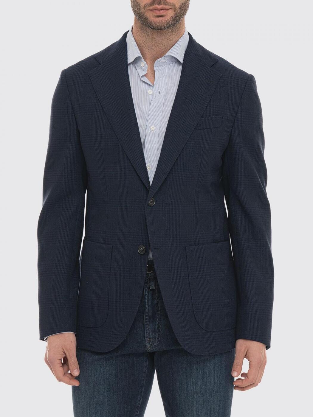 フェイ FAY ジャケット メンズ ブルー Jackets NGM70520920ZAC Blue 関税 送料無料 2026SS gi｜BRANDSHOP「il Tesoro」